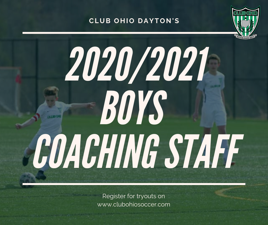 Club Ohio Dayton 2020/2021 Boys Coaching Staff